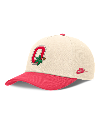 Мужские  Ohio State Primetime Rise Academic Nike Dri-FIT College Adjustable Hat