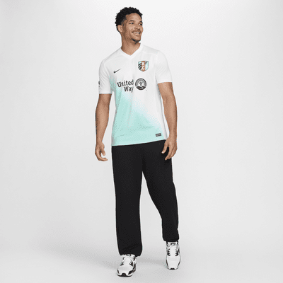 Jersey Nike Dri-FIT de la NWSL replica del Kansas City Current visitante 2024 Stadium para hombre