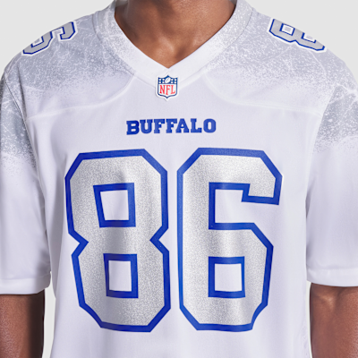 Jersey Nike de la NFL Game para hombre Dalton Kincaid Buffalo Bills Rivalries Collection