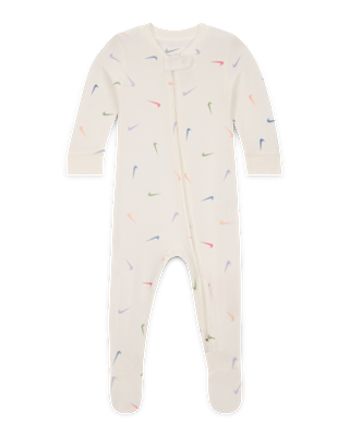 Детские  Nike Baby (0-9M) Printed Viscose Footed Coverall
