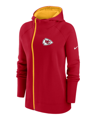 Nike Women's Team (NFL Kansas City Chiefs) Pullover Hoodie in Grey, Size: Small | NKZE07F7G-06G