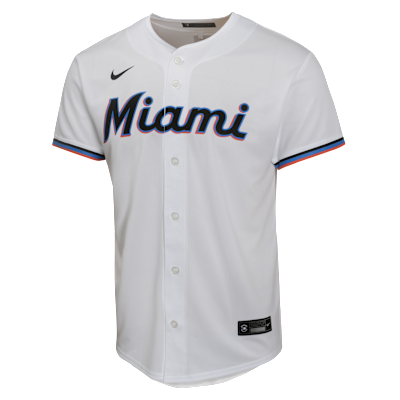 Miami Marlins Nike Home Game Big Kids' Baseball Jersey from Nike - $80