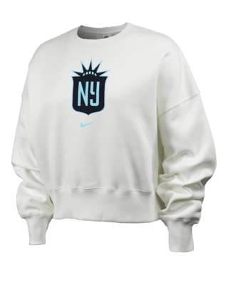 Женский свитшот NJ/NY Gotham FC Phoenix Fleece Nike NWSL Crew-Neck