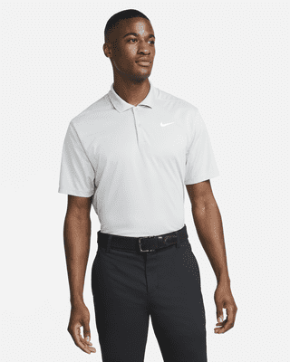 Nike Men's Dri-Fit Victory Solid Golf Polo, XL, White