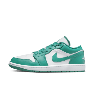 nike air jordan 1 low trainers in green