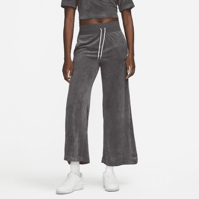 Nike Sportswear Women's High-Waisted Wide-Leg Terry Trousers