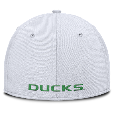 Gorra universitaria Nike Dri-FIT para hombre Oregon On-Field Rise Swoosh