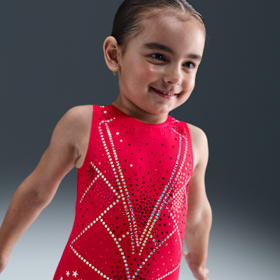 Nike Gymnastics Red Armour Leotard