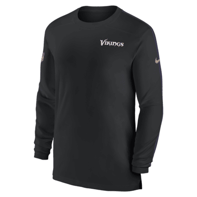 Minnesota Vikings Sideline Coach Men's Nike Dri-FIT NFL Long-Sleeve Top