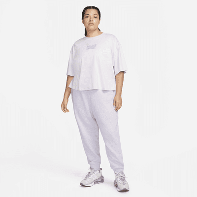 Nike Sportswear Swoosh Women's Cropped Short-Sleeve Top (Plus Size ...