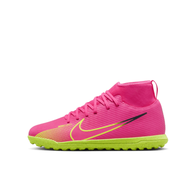Nike Jr. Mercurial Superfly 9 Club Little/Big Kids’ Turf Soccer Shoes