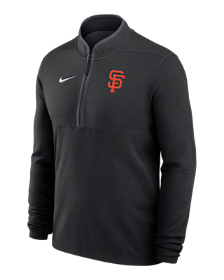 Мужские  San Francisco Giants Victory Nike Dri-FIT MLB 1/2-Zip Long-Sleeve Top