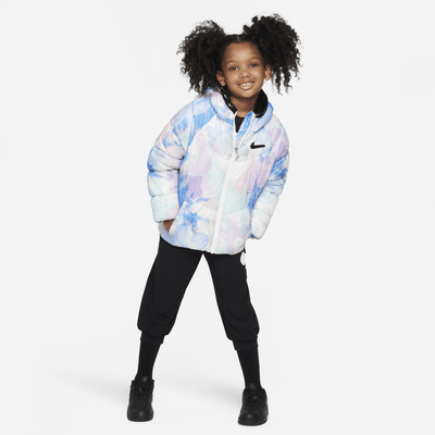 Nike Swoosh Chevron Puffer Jacket Little Kids Jacket. Nike.com