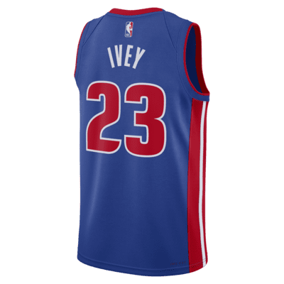 Jersey Nike Dri-FIT de la NBA Swingman para hombre Detroit Pistons Icon Edition 2022/23