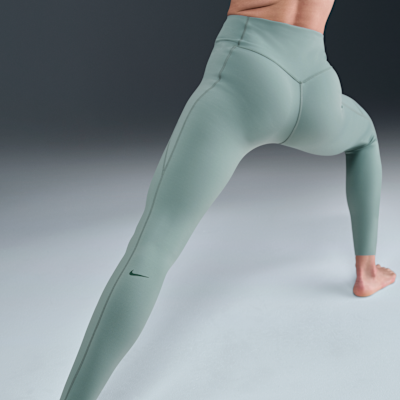 Leggings de cintura alta sin costura delantera de largo completo para mujer Nike Universa