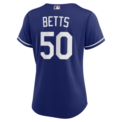 MLB Los Angeles Dodgers (Mookie Betts) Women's Replica Baseball Jersey