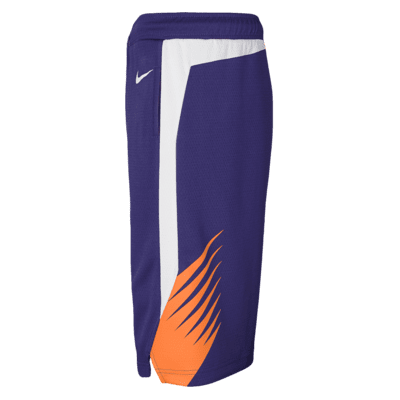 Shorts Nike Dri-FIT Swingman de la NBA para niños talla grande Phoenix Suns Icon Edition