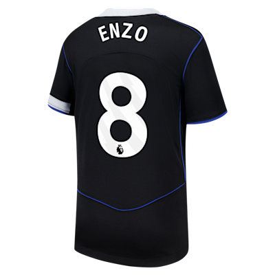 Enzo Fernández Chelsea 2025/26 Stadium Third Big Kids' Nike Dri-FIT Soccer Jersey