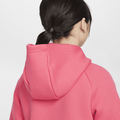 Sweat à capuche et zip Nike Sportswear Tech Fleece pour ado (fille)