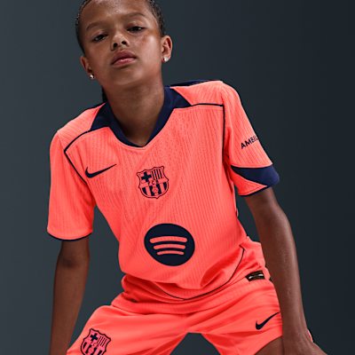 F.C. Barcelona 2025/26 Match Third Older Kids' Nike Dri-FIT ADV Total 90 Football Authentic Shirt