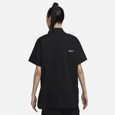 Nike Sportswear Collection Women's Woven Short-Sleeve Top