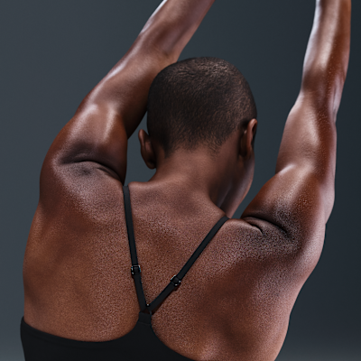 Justerbar Nike Indy-sports-bh med let støtte og indlæg til kvinder