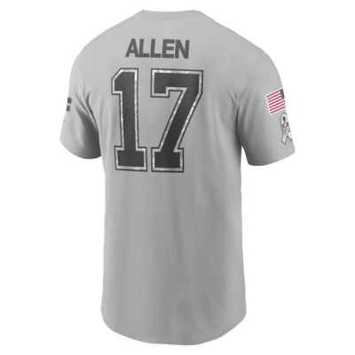 Playera Nike de la NFL para hombre Josh Allen Buffalo Bills Salute to Service