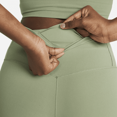 Shorts de ciclista de cintura alta de 20 cm con soporte suave para mujer Nike Zenvy