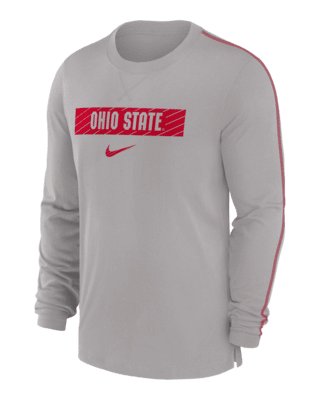 Мужская футболка Ohio State Buckeyes Sideline Player Nike Dri-FIT College