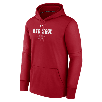 Boston Red Sox Authentic Collection Practice Men's Nike Therma MLB Pullover Hoodie