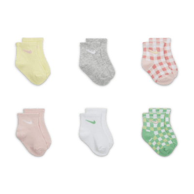 Nike Infant Crew Socks (6 Pairs) Baby Crew Socks