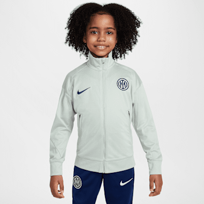 Inter Mailand Strike Fußball-Trainingsanzug aus Strickmaterial (ältere Kinder)