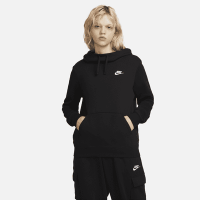 Sweat à capuche à col cheminée Nike Sportswear Club Fleece pour Femme