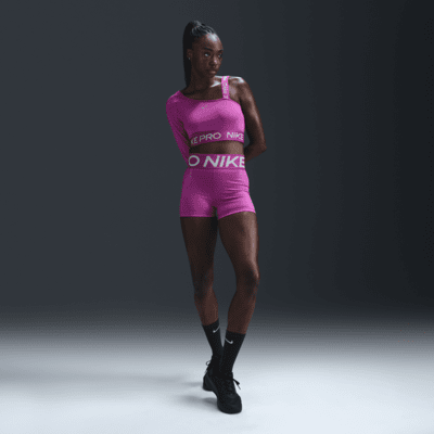 Nike Pro Sculpt bikeshorts met hoge taille voor dames (8 cm)