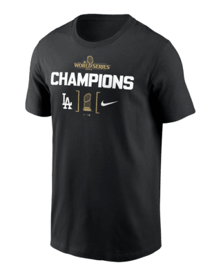 Мужская футболка Los Angeles Dodgers 2024 World Series Champions Trophy Nike MLB