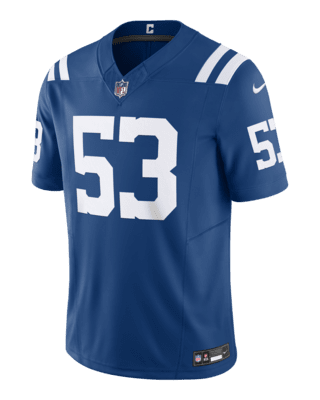 Мужские джерси Shaquille Leonard Indianapolis Colts Nike Dri-FIT NFL Limited Football Jersey для футбола