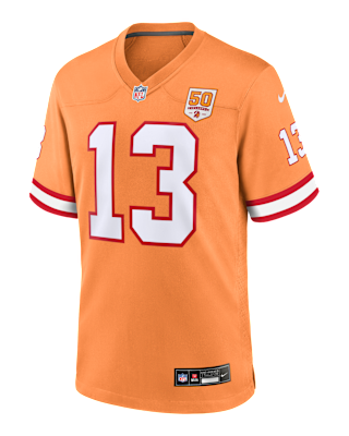 Мужские джерси Mike Evans Tampa Bay Buccaneers 50th Anniversary Nike NFL Game Jersey