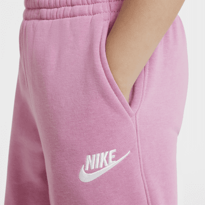 Joggers de tejido Fleece para niños talla pequeña Nike Sportswear Club