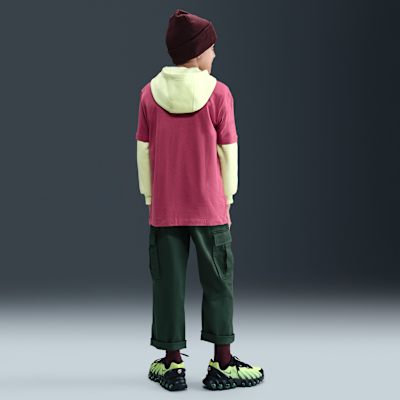 Playera para niños talla grande Nike Sportswear