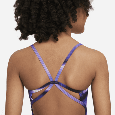 Nike Amp Axis Cutout 1-Piece Swimsuit