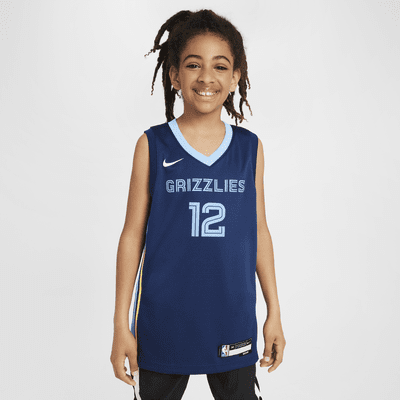 Ja Morant Memphis Grizzlies 2022/23 Icon Edition Swingman NBA-jersey met Dri-FIT voor kids