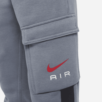 Pants cargo de tejido Fleece para niños talla grande Nike Air