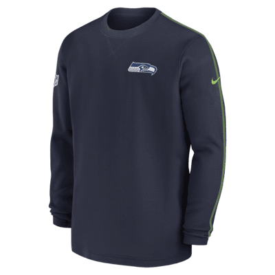 Seattle Seahawks Sideline Coach Men’s Nike NFL Long-Sleeve Top