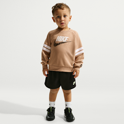 Nike Sportswear In The Zone Toddler French Terry Oversized Crew