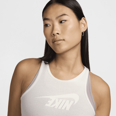 เสื้อกล้ามผ้าร่องผู้หญิง Nike Sportswear