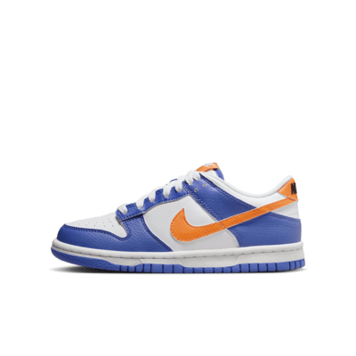 Nike blue and outlet orange sneakers