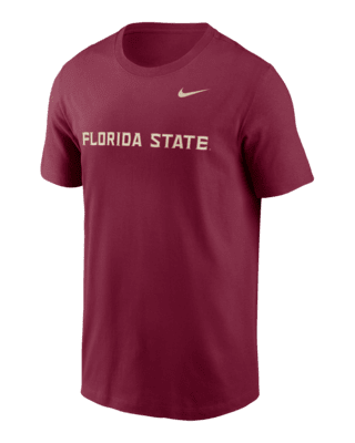 Мужская футболка Florida State Seminoles Primetime Wordmark Nike College