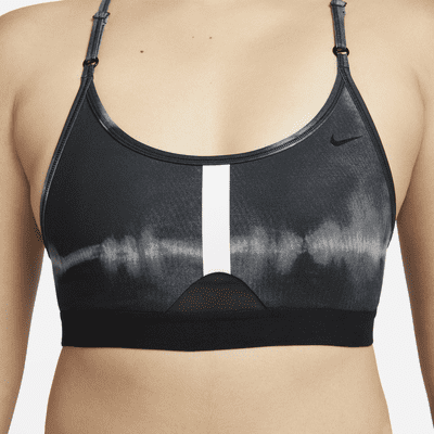 Nike Indy Women's Light-Support Padded All-Over Print Sports Bra