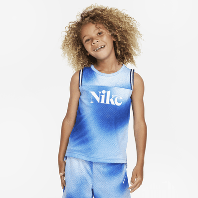 Playera estampada para niños talla pequeña Nike Culture of Basketball