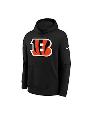 Детское худи Cincinnati Bengals Sideline Club Big Kids' Nike NFL Pullover Hoodie